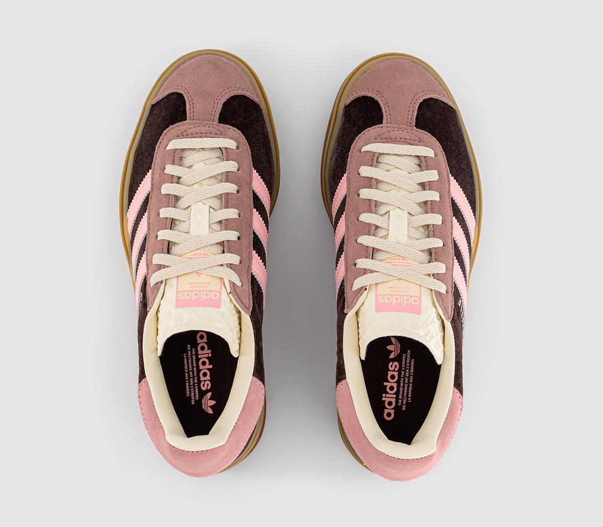 adidasGazelle Bold W TrainersShadow Brown Warm Clay Glow Pink