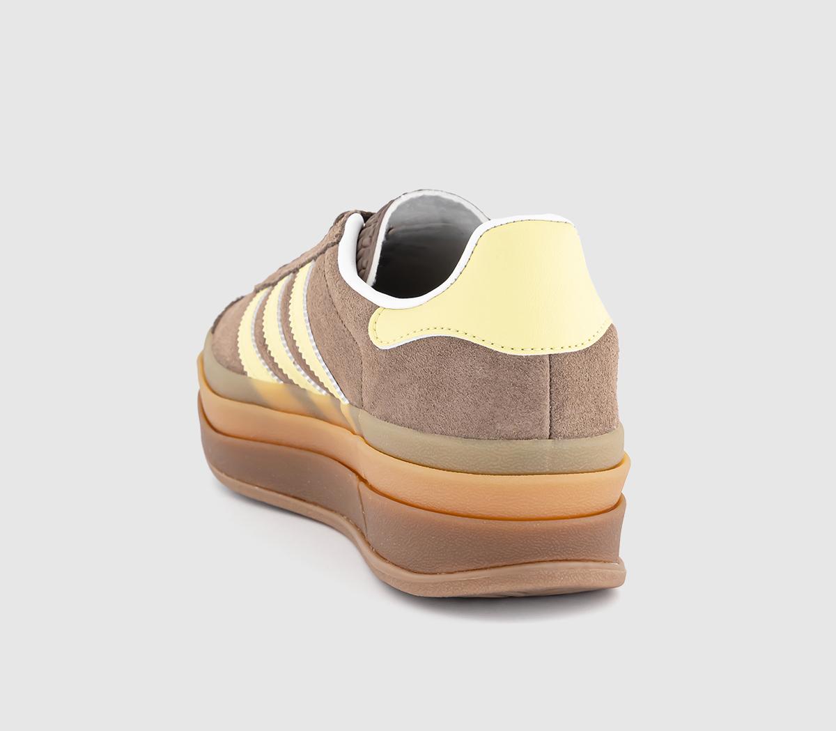 adidas Gazelle Bold W Trainers adidas Gazelle Bold W Trainers Earth Strata Powder Yellow White