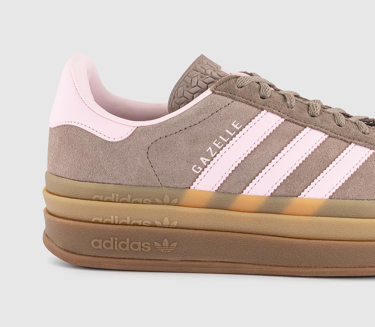 adidasGazelle Bold WTrace Brown Clear Pink Earth Strata