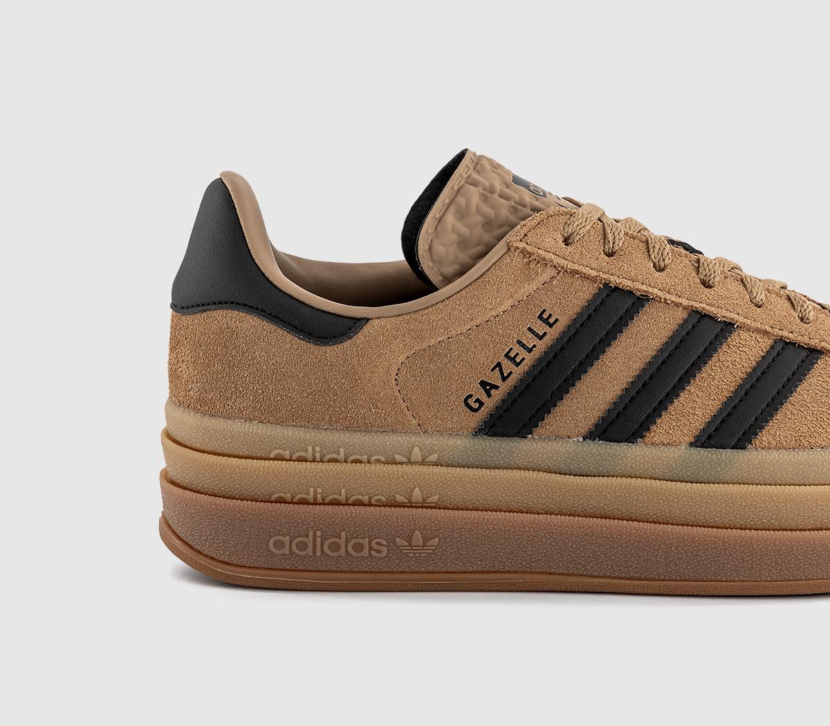 adidas Gazelle Bold W Trainers Cardboard Black Gum - Women's Trainers