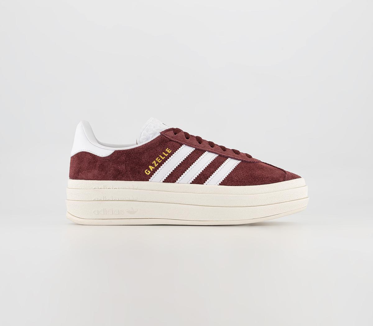adidasGazelle Bold W Trainers Shadow Red White Core White