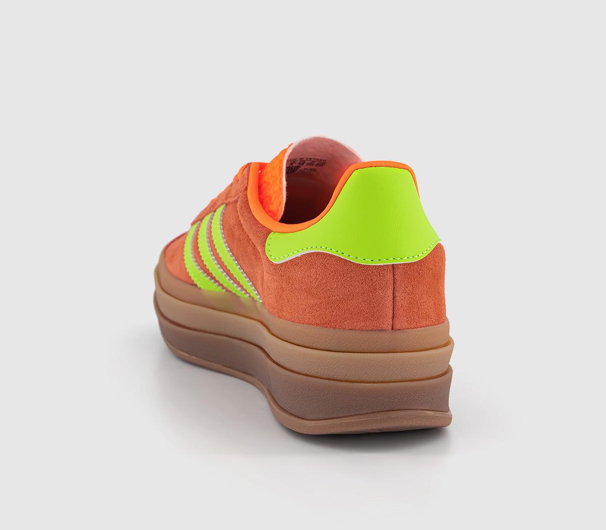 adidas Gazelle Bold W Trainers Solar Orange Solar Green Gum - Women's ...