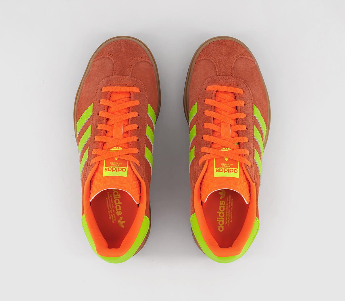 adidasGazelle Bold W Trainers Solar Orange Solar Green Gum