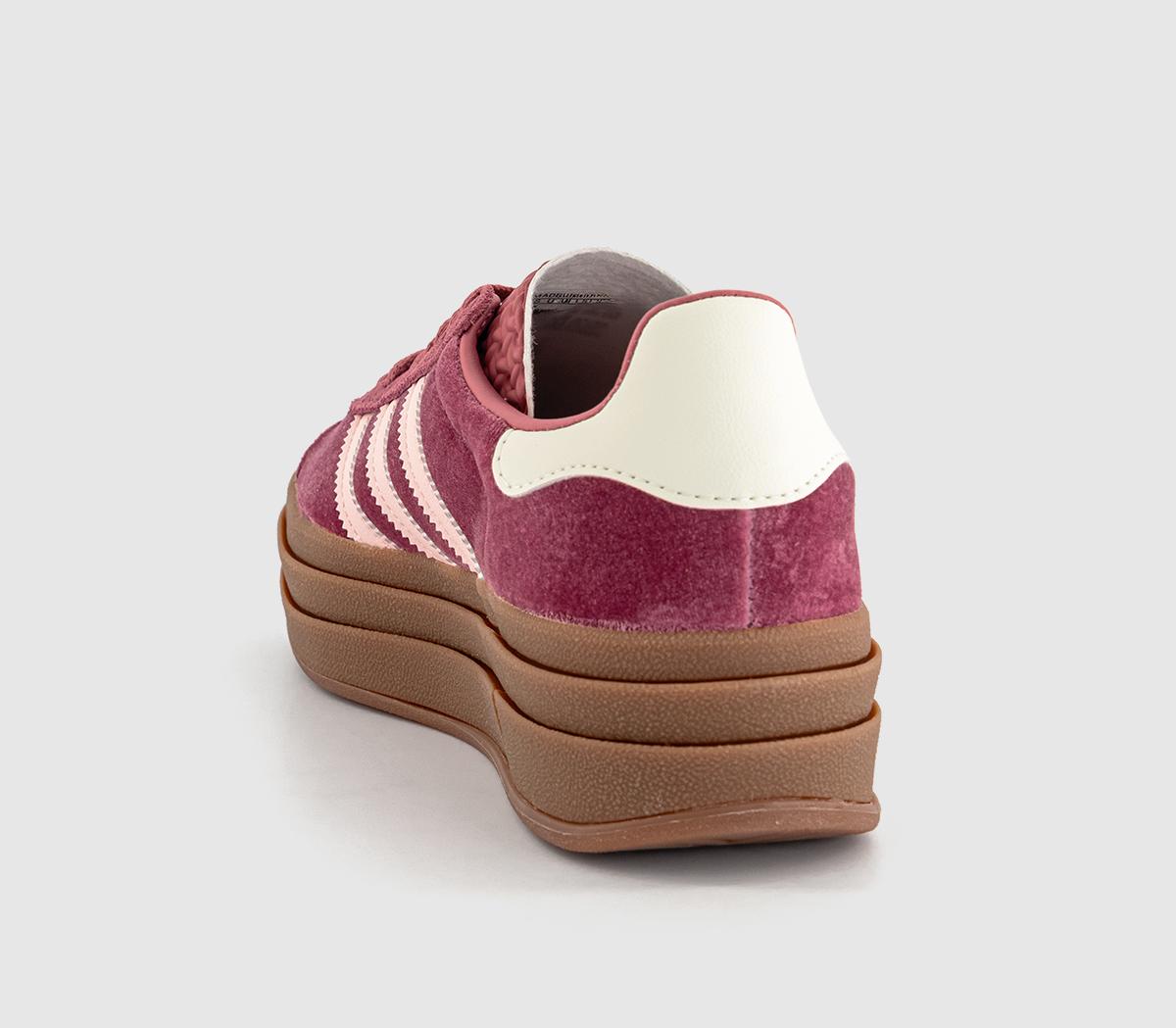 adidasGazelle Bold W Trainers adidasGazelle Bold W TrainersPreloved Crimson Sandy Pink Offwhite