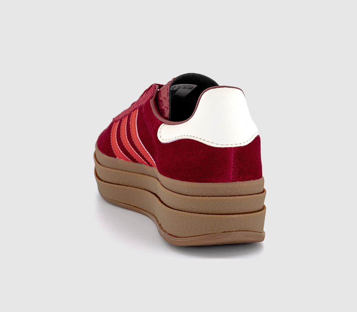 adidasGazelle Bold W Trainers adidasGazelle Bold W TrainersTeam Victory Red Preloved Yellow Offwhite