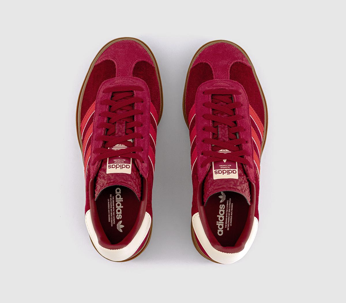 adidasGazelle Bold W Trainers adidasGazelle Bold W TrainersTeam Victory Red Preloved Yellow Offwhite