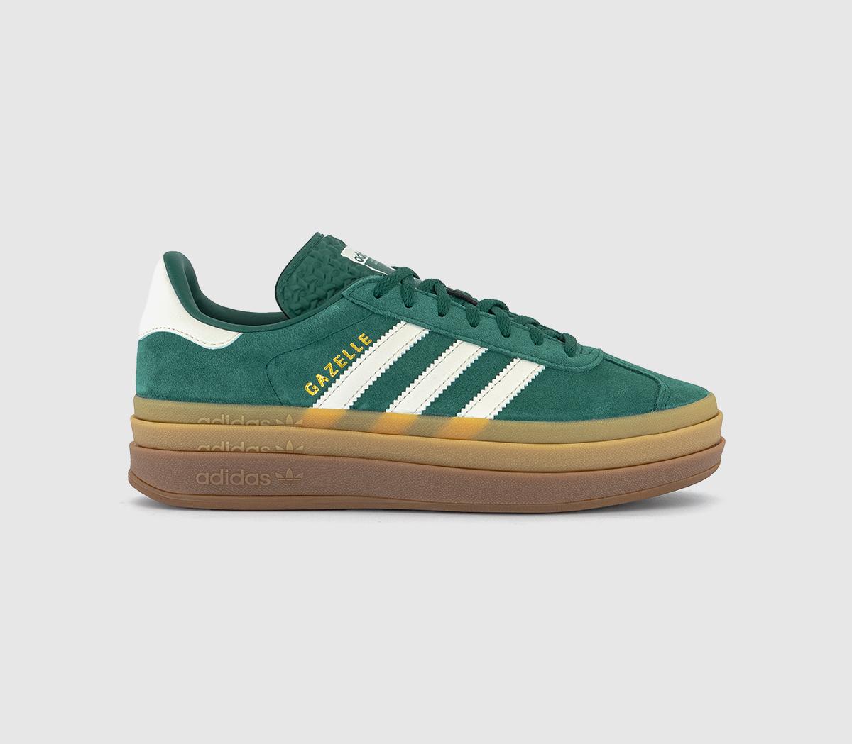 Adidas gazelle off white gold on sale