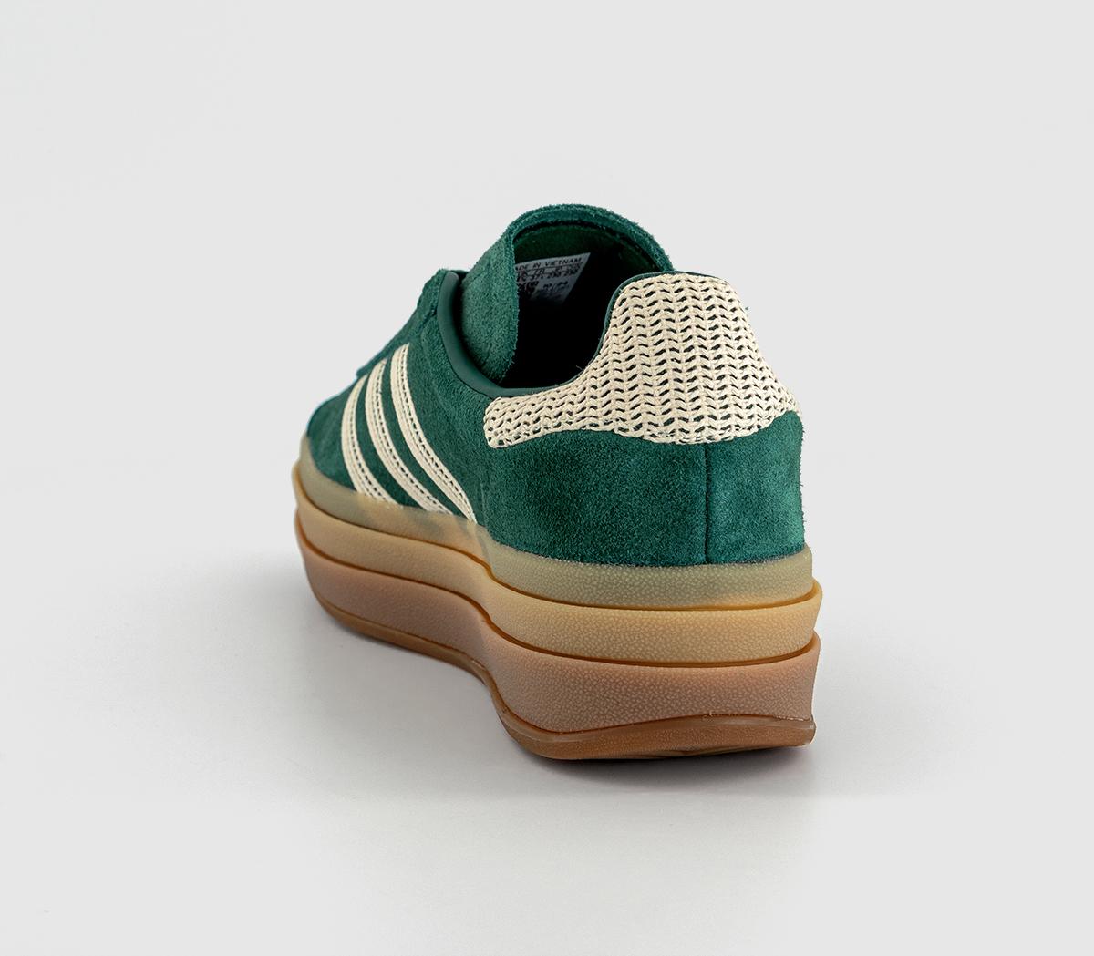 adidasGazelle Bold W Trainers adidasGazelle Bold W TrainersCollegiate Green Wonder White Gold Metallic