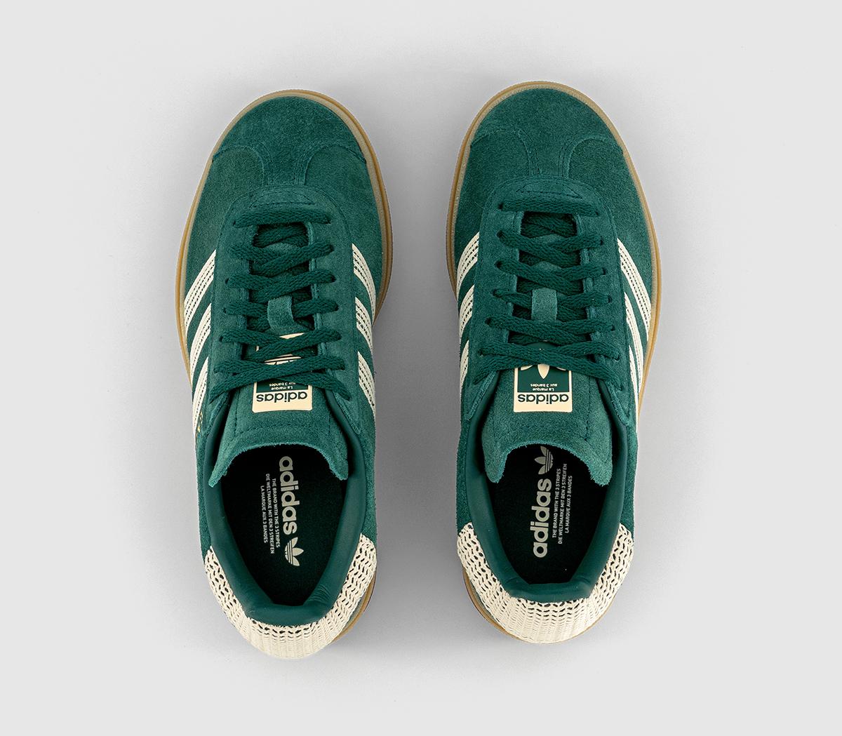 adidasGazelle Bold W Trainers adidasGazelle Bold W TrainersCollegiate Green Wonder White Gold Metallic