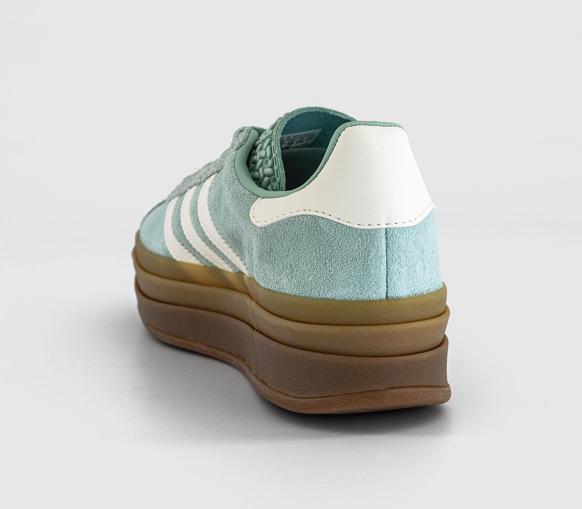 adidasGazelle Bold W TrainersAsh Green Offwhite Gum