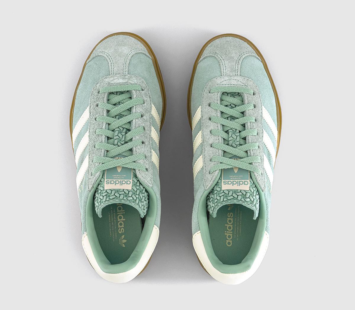 adidasGazelle Bold W TrainersAsh Green Offwhite Gum