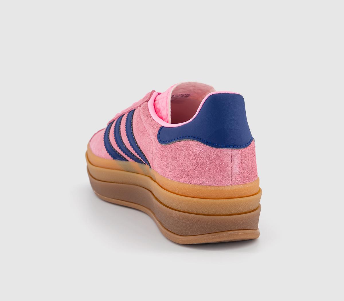 adidas Gazelle Bold W Trainers Pink Glow Victory Blue Gum - Women's ...