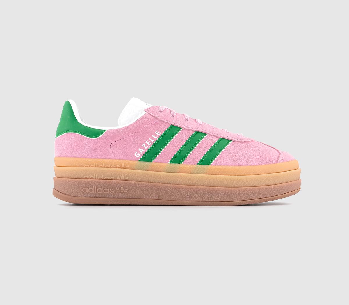 Adidas gazelle light green trainers best sale