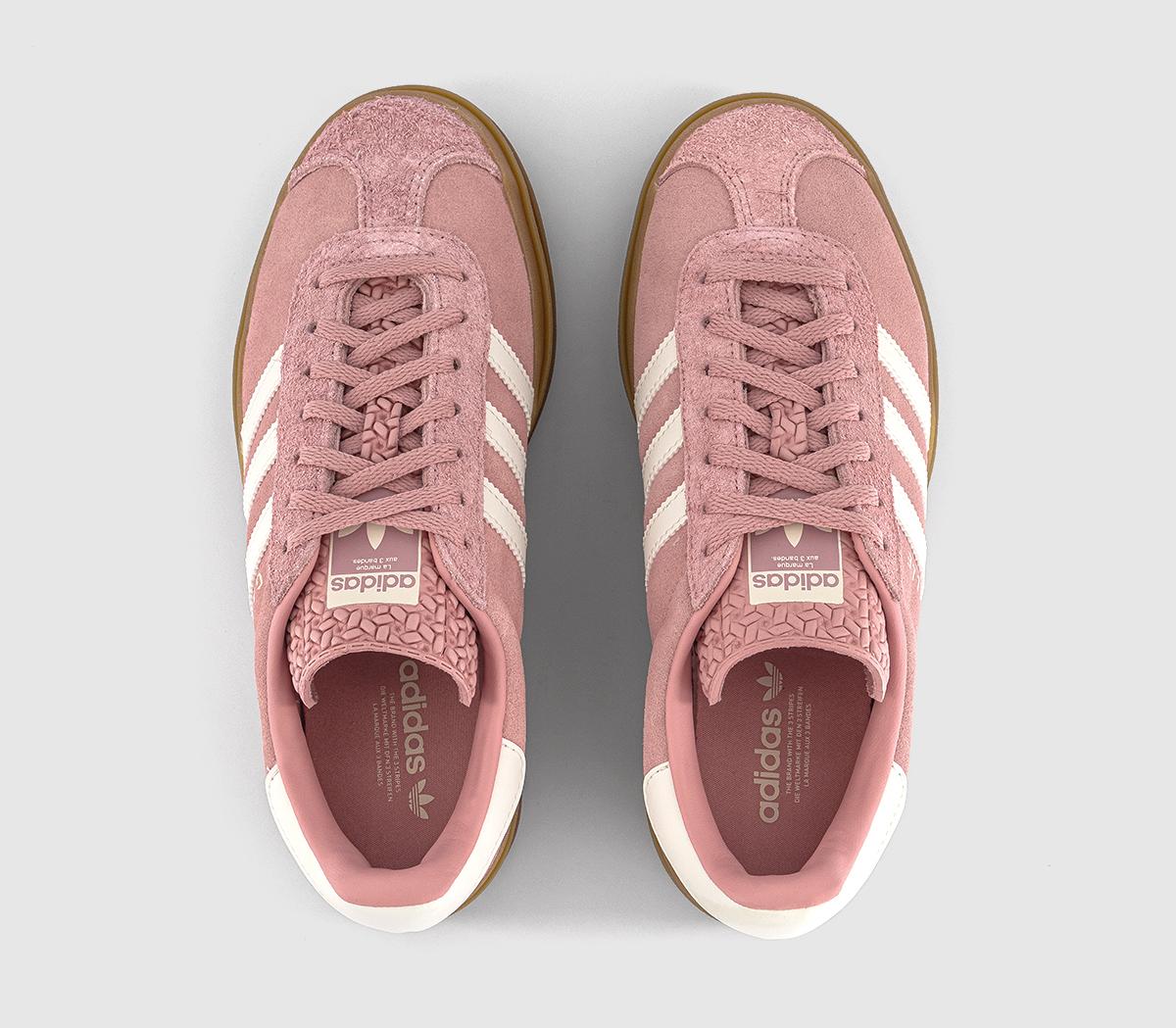 adidasGazelle Bold W Trainers adidasGazelle Bold W TrainersWonder Mauve Offwhite Gum