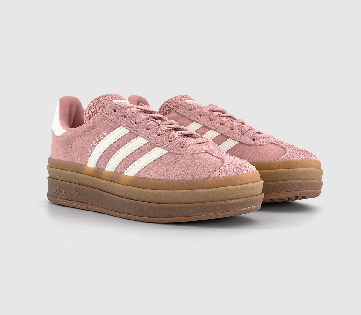 adidasGazelle Bold W Trainers adidasGazelle Bold W TrainersWonder Mauve Offwhite Gum