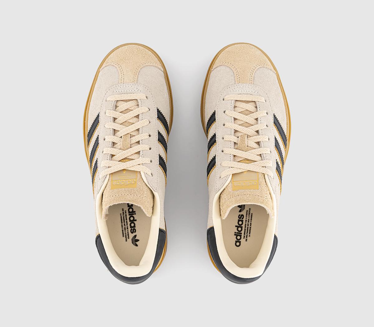 adidasGazelle Bold W Trainers adidasGazelle Bold W TrainersCream White Black Sand Strata