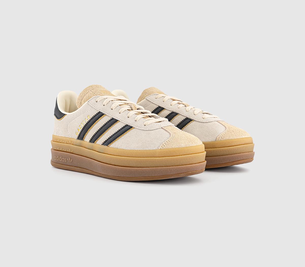 adidasGazelle Bold W Trainers adidasGazelle Bold W TrainersCream White Black Sand Strata