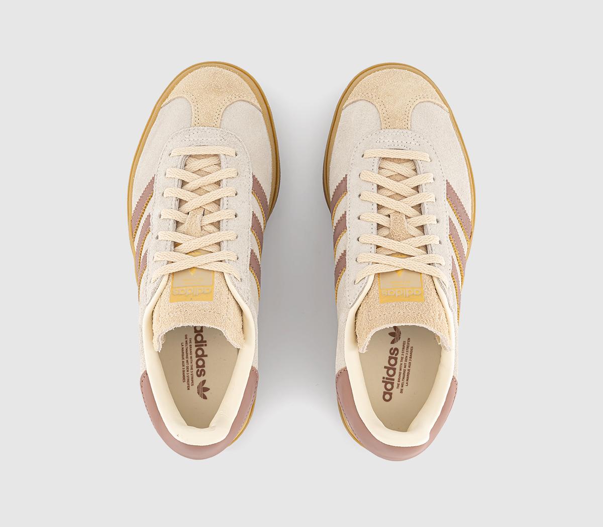 adidasGazelle Bold W TrainersCream White Warm Clay Sand Strata