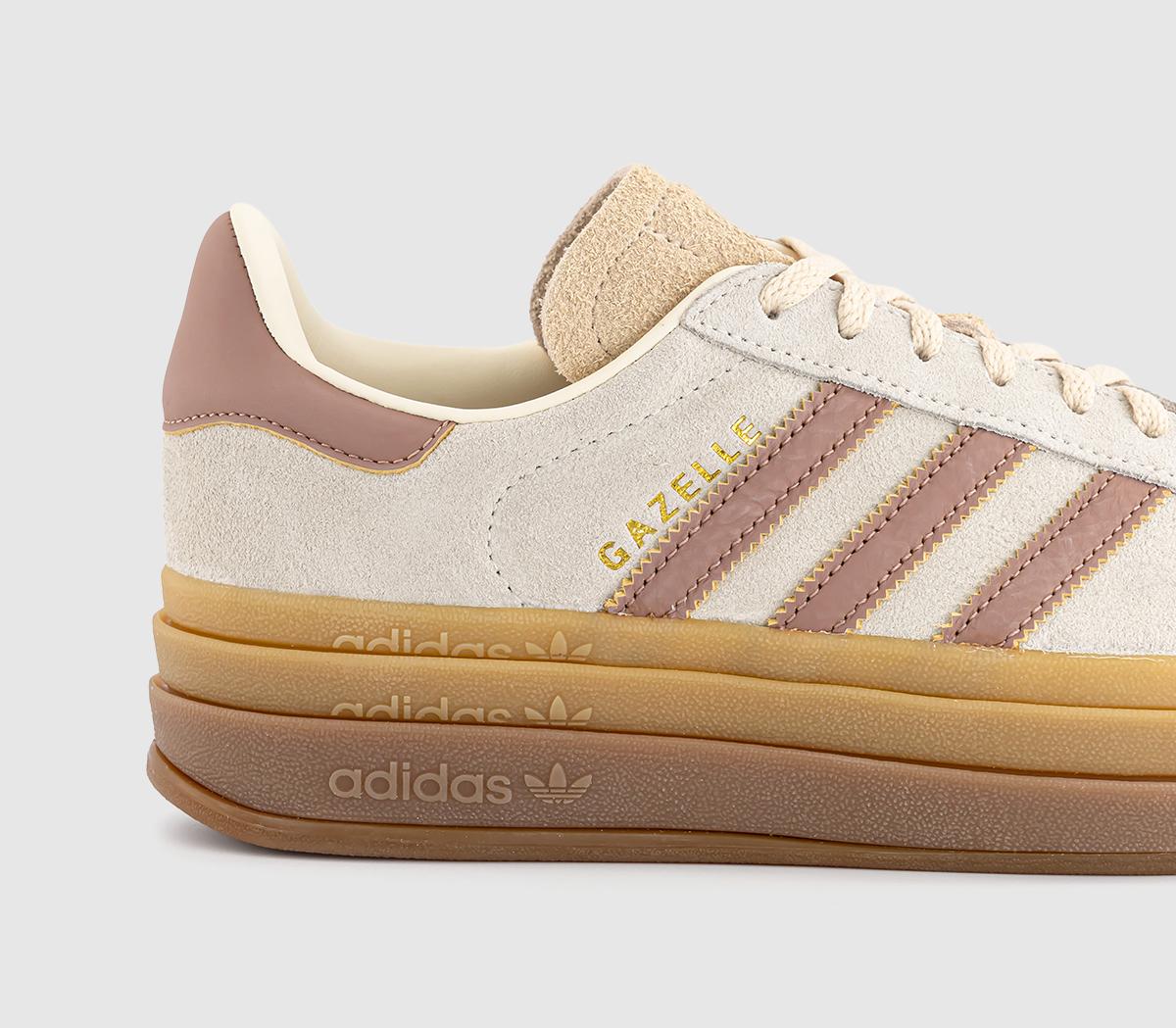 adidasGazelle Bold W TrainersCream White Warm Clay Sand Strata
