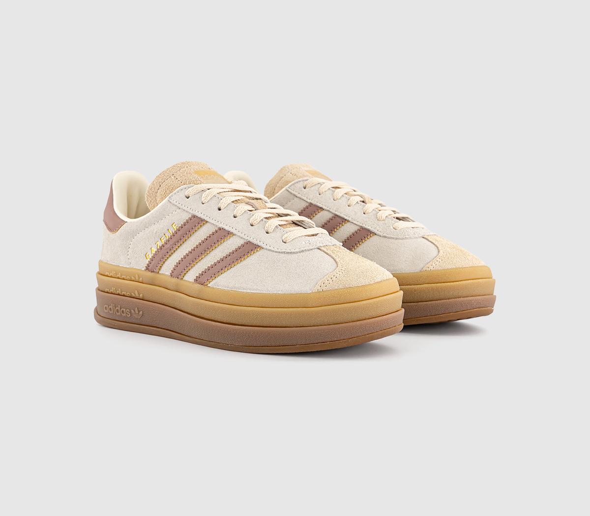 adidasGazelle Bold W TrainersCream White Warm Clay Sand Strata