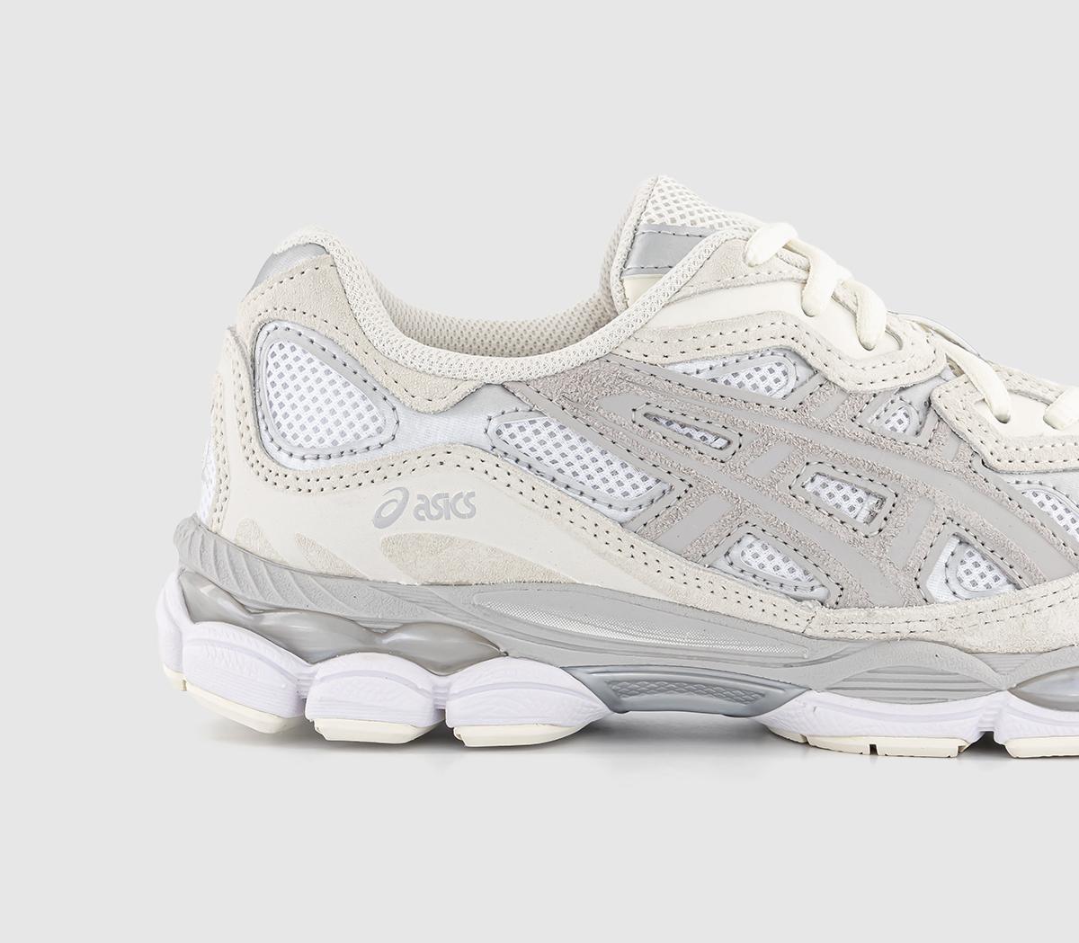 ASICS Gel Nyc Trainers White Oyster Grey - Women's Trainers
