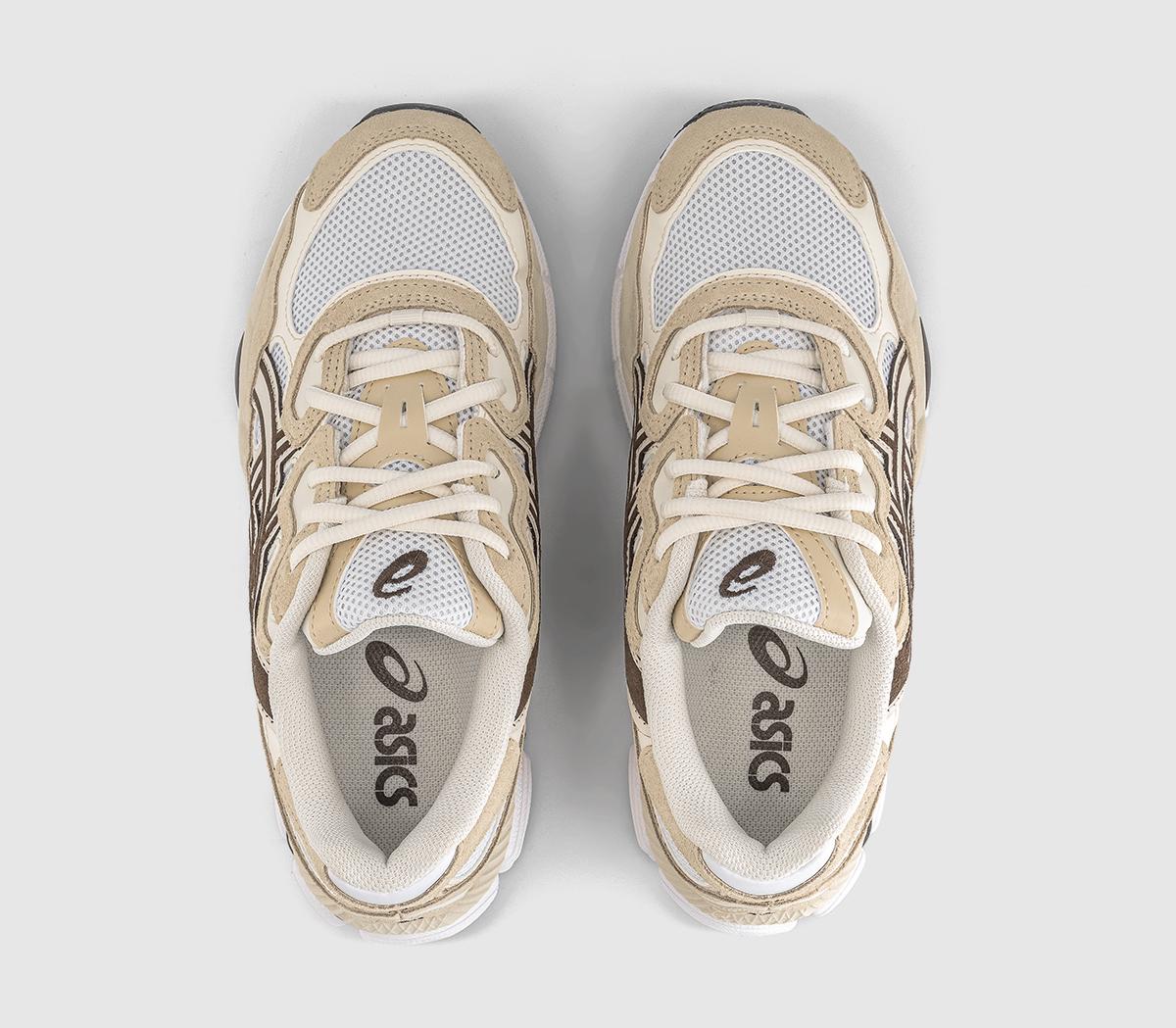ASICS Gel NYC Trainers White Roasted Coffee - Women's Trainers