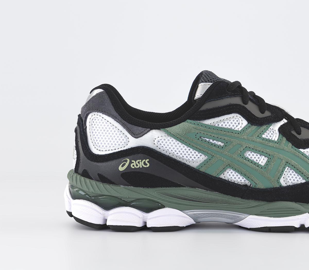 ASICS Gel Nyc Trainers Grey Black Green Men