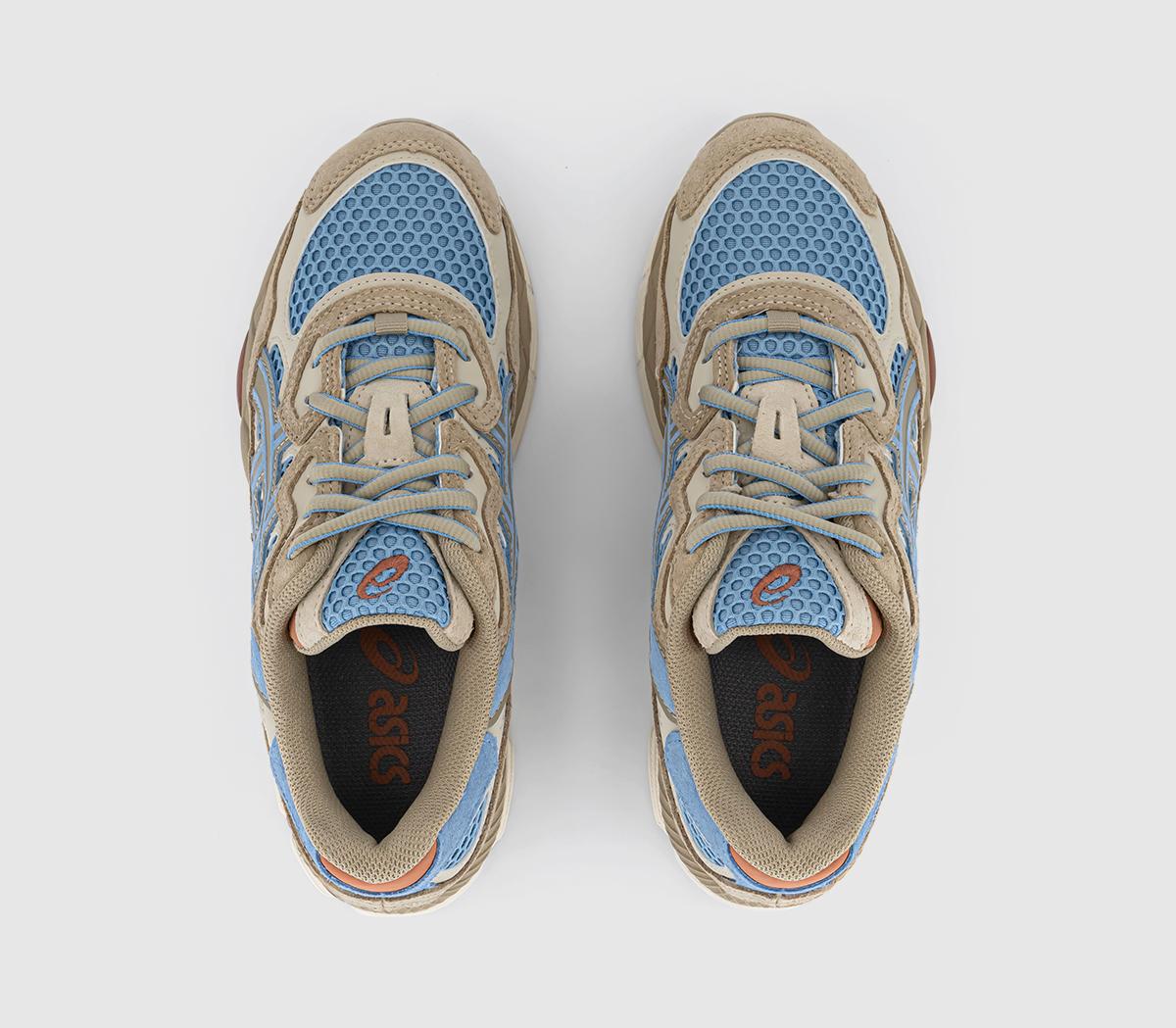 ASICS Gel Nyc Trainers Harbour Blue Wood Crepe - Men's Trainers