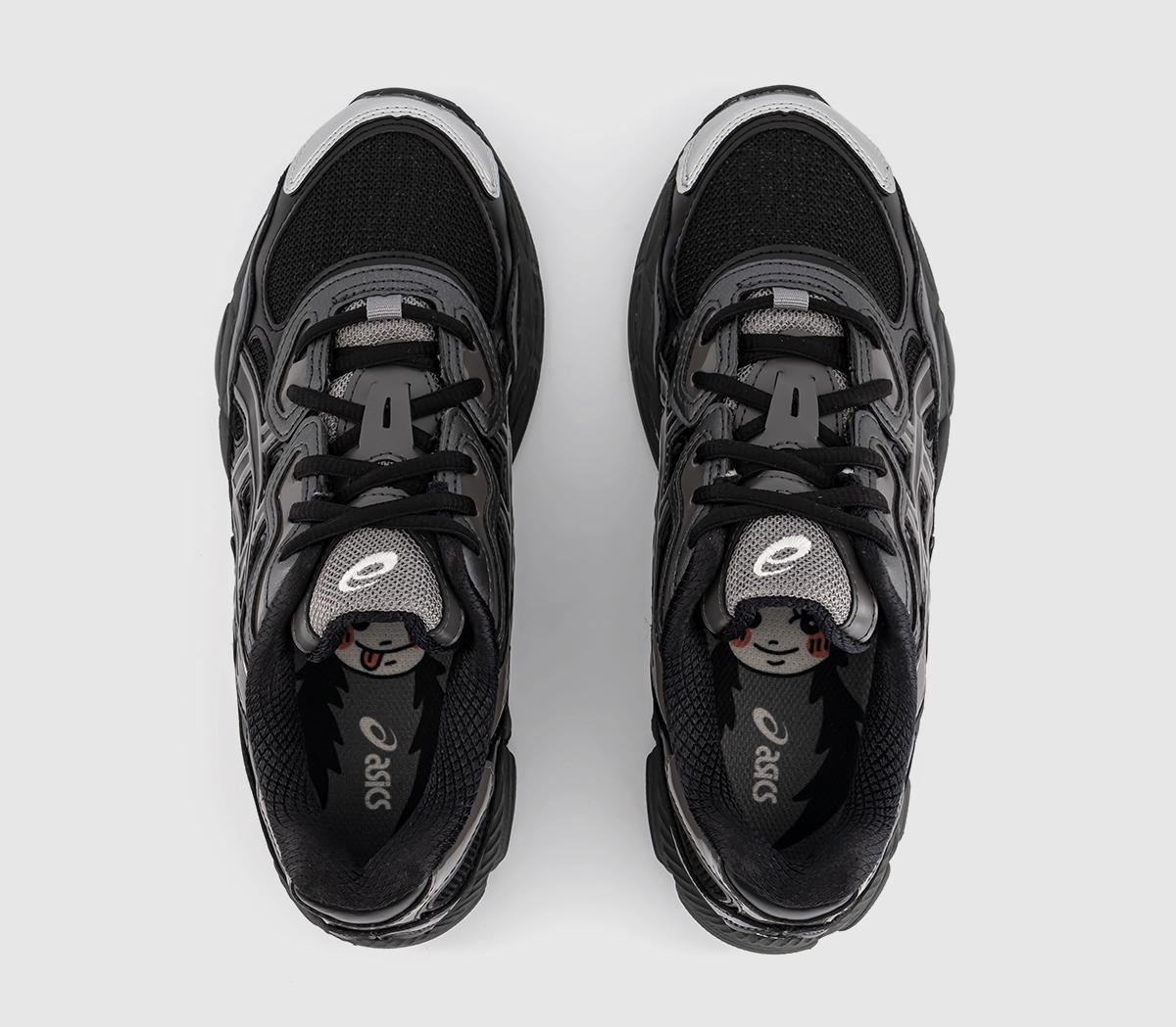 ASICSGel NYC TrainersKicki Black Silver