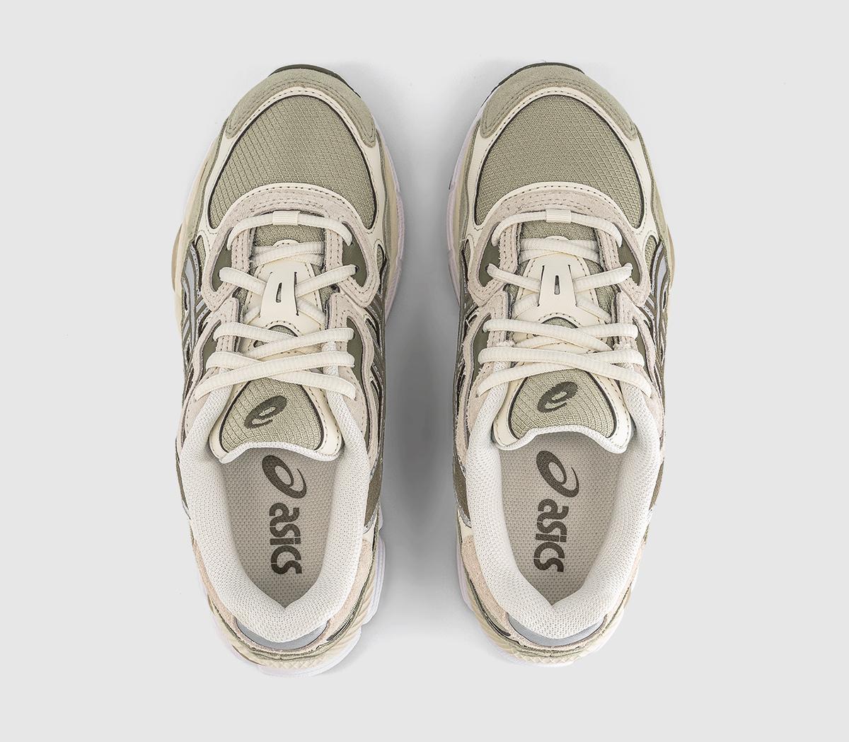 ASICSGel NYC TrainersKhaki Pure Silver