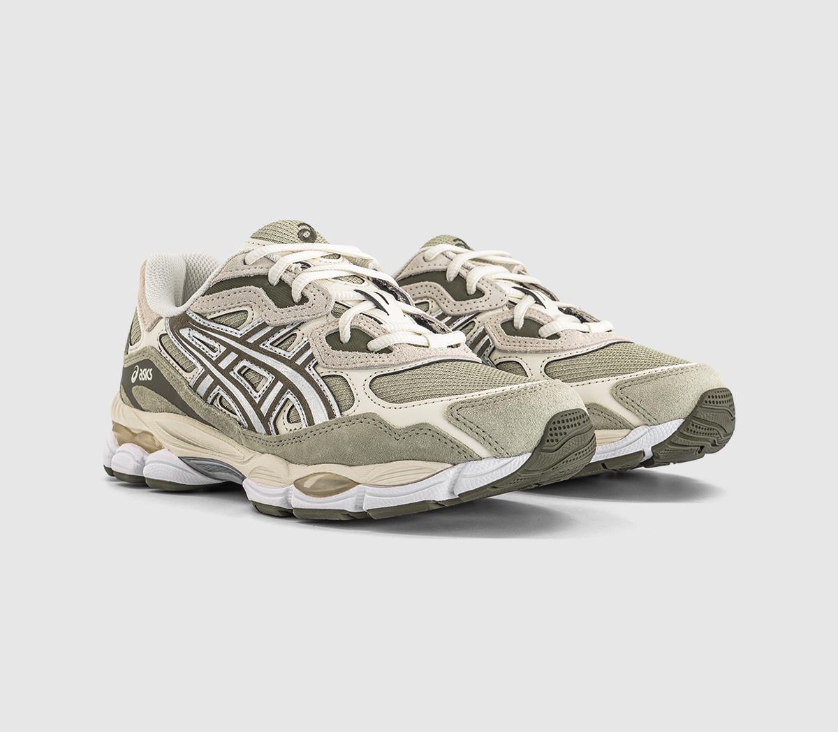 ASICSGel NYC TrainersKhaki Pure Silver