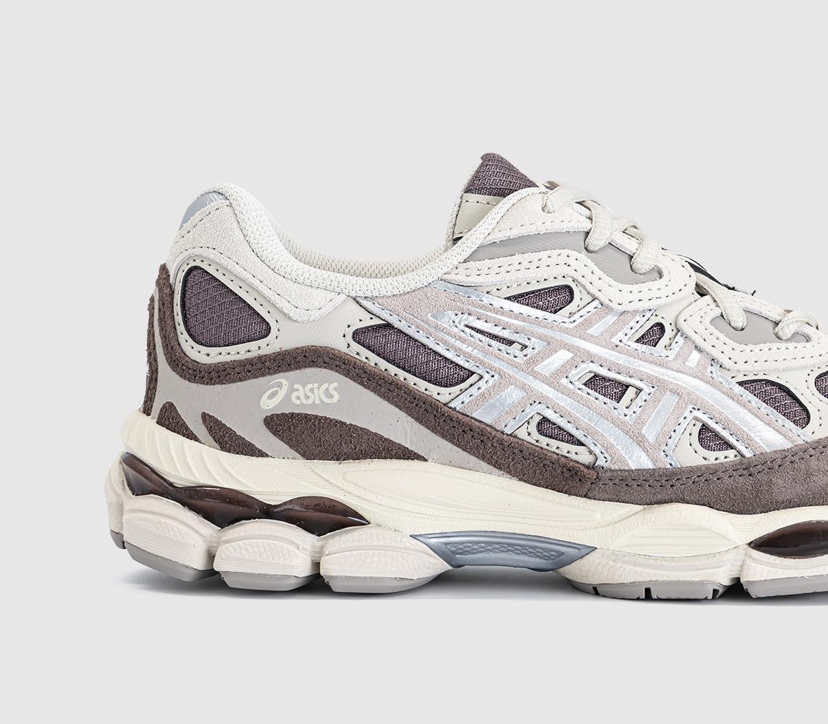 ASICSGel NYC TrainersCocoa Powder Pure Silver
