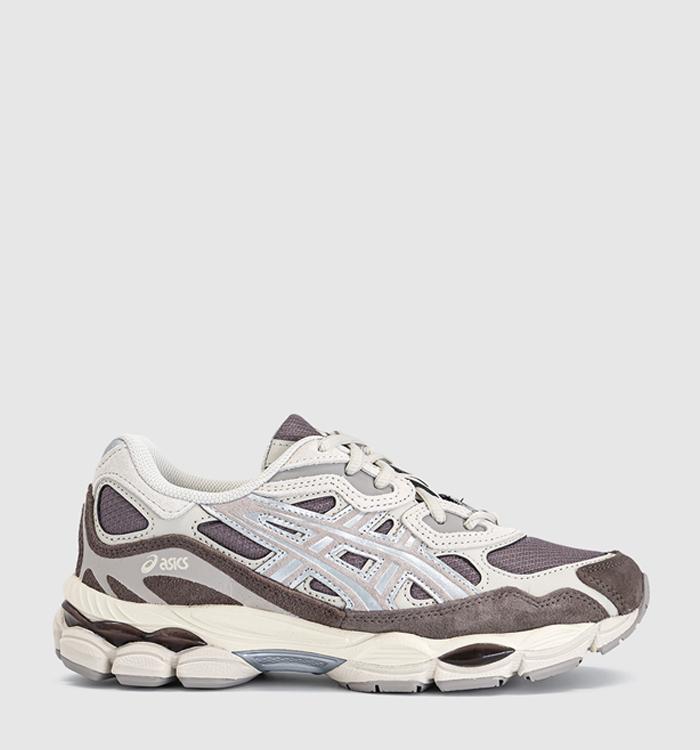 ASICS Gel NYC Trainers Cocoa Powder Pure Silver