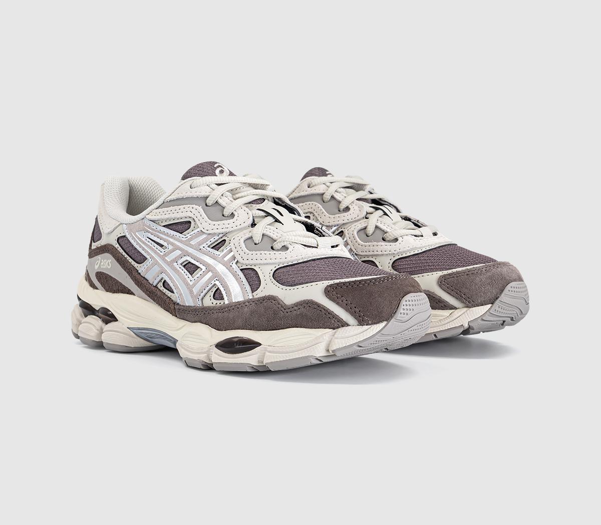 ASICSGel NYC TrainersCocoa Powder Pure Silver
