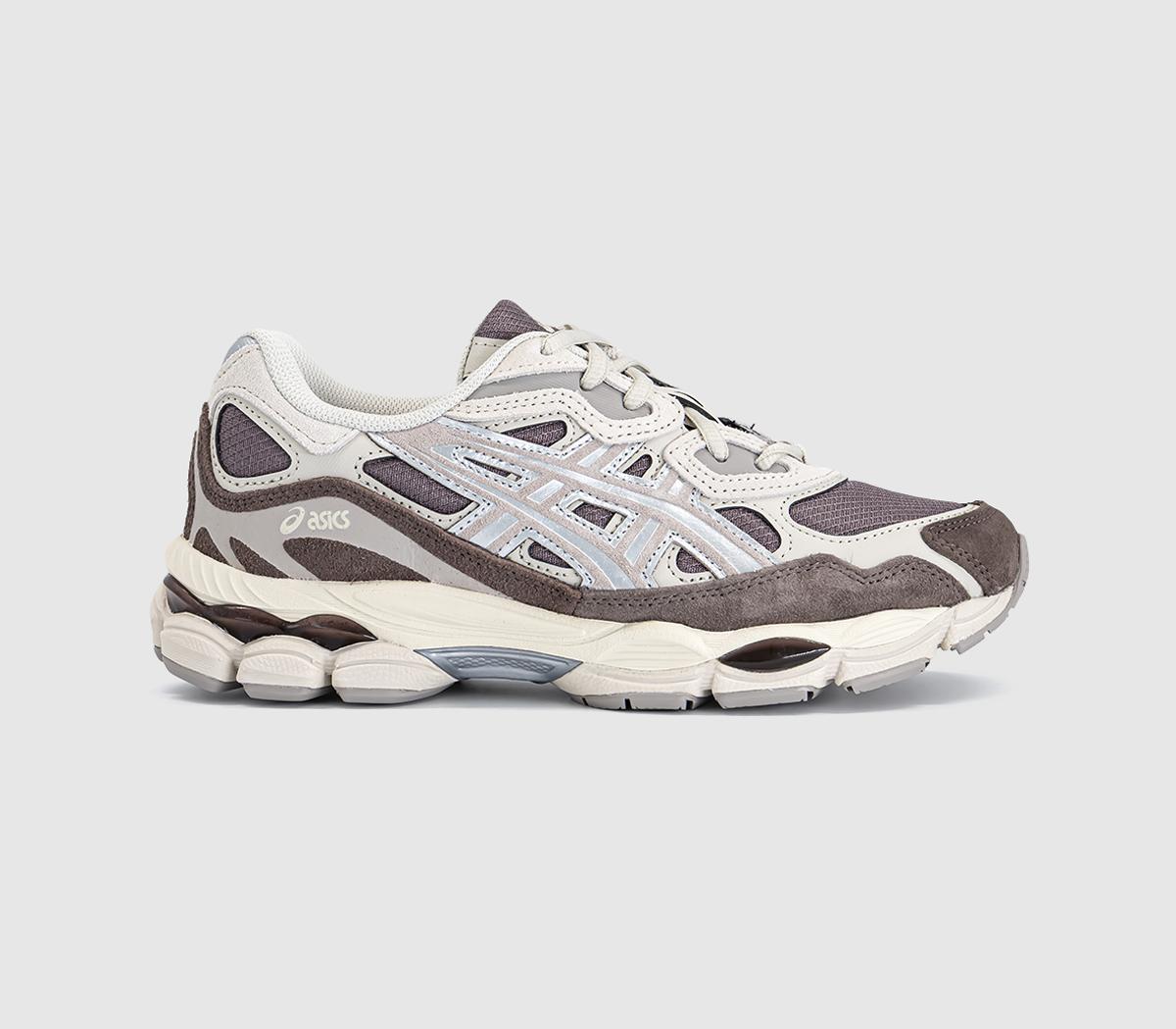 ASICSGel NYC TrainersCocoa Powder Pure Silver