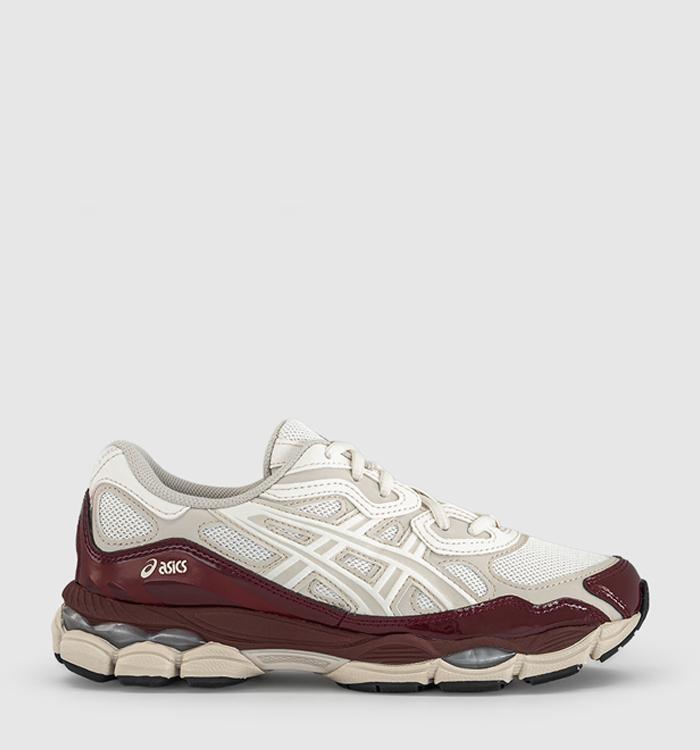 ASICS Gel NYC Trainers Cream Antique Red