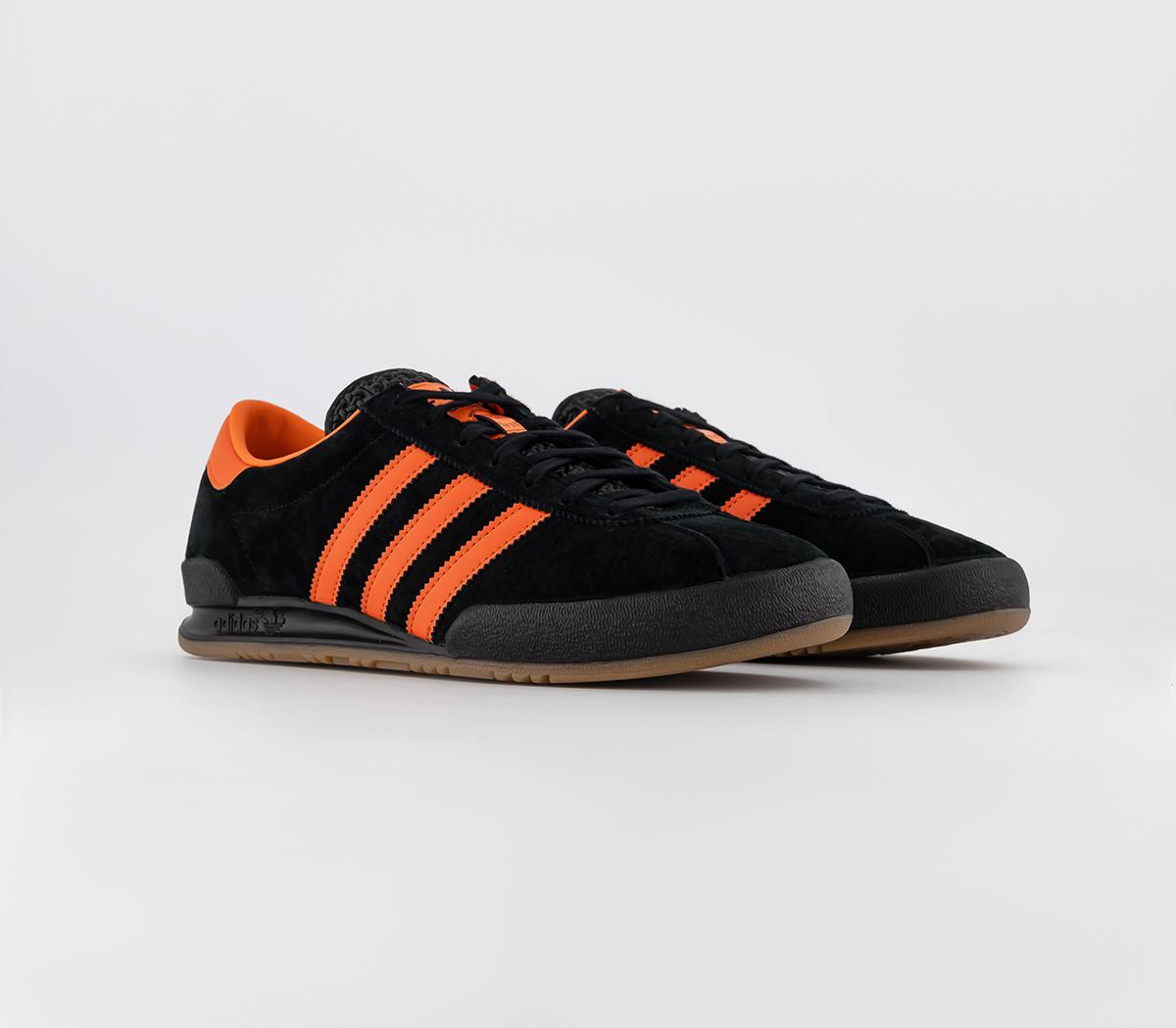 Orange Rugby Trainers adidas MKII Trainers Black Orange - Men's Trainers