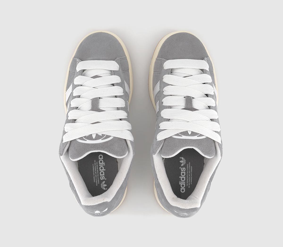 adidas Campus 00s Trainers Grey White Off White - adidas Campus