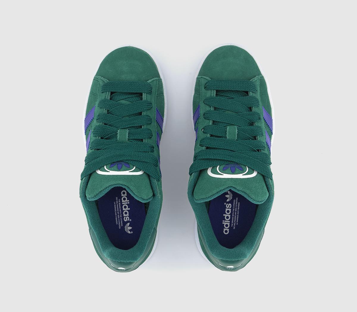 adidasCampus 00s TrainersCollagiate Green White Energy Ink