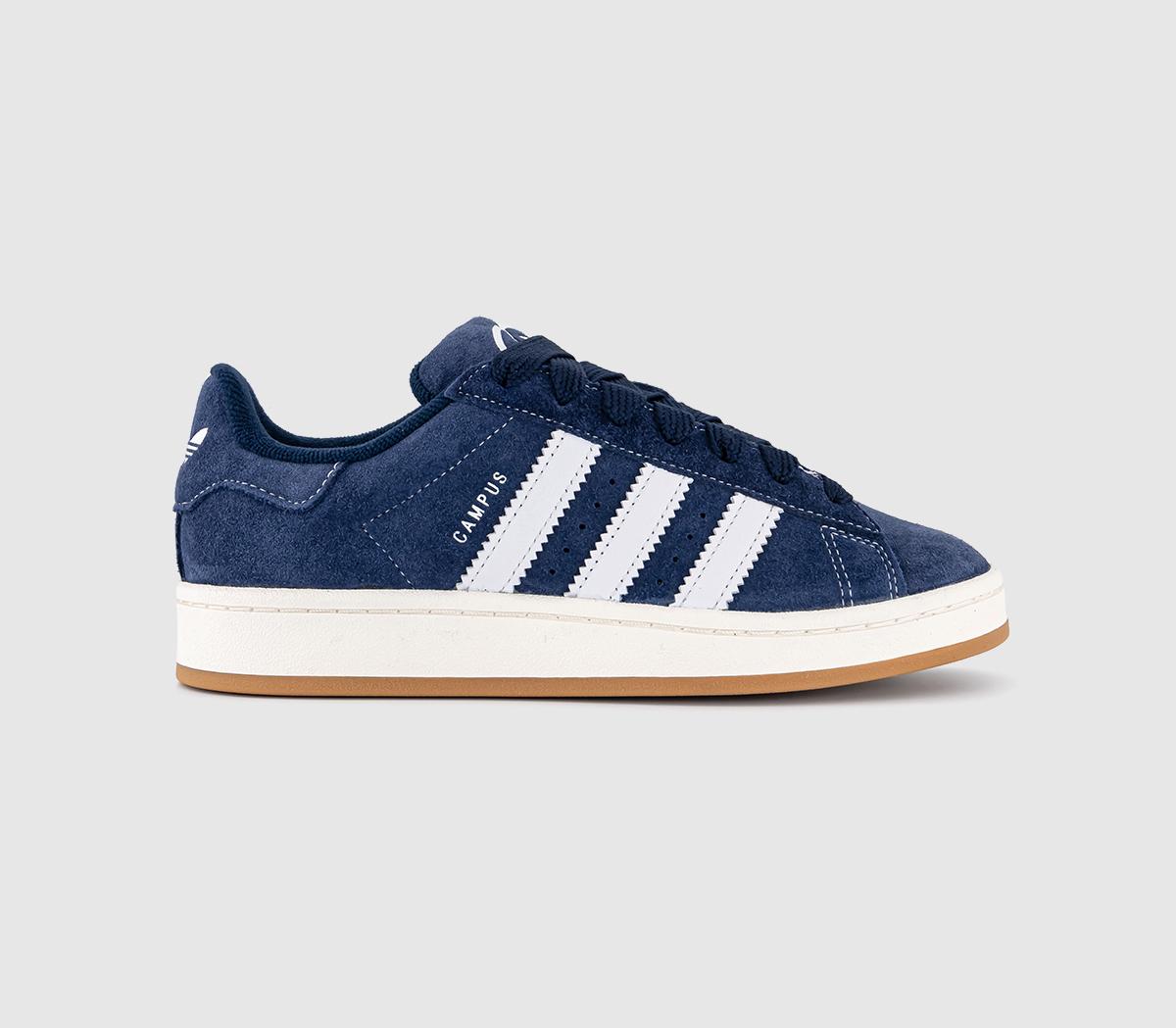 Adidas Womens Campus 00s Trainers Night Indigo White Offwhite Purple, 3.5