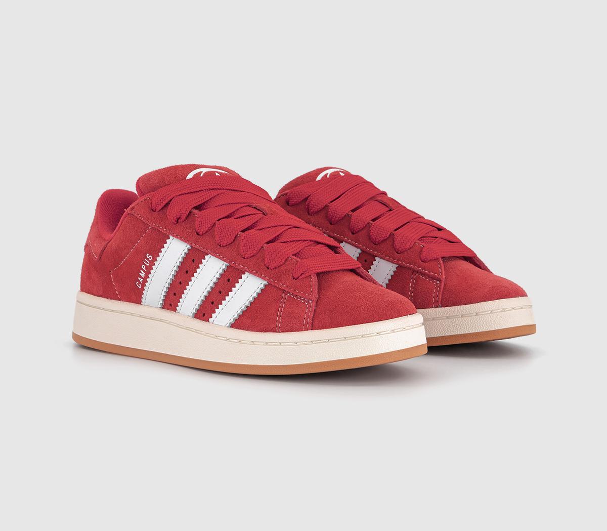 Adidas Womens Campus 00s Trainers Better Scarlet Cloud White Off Natural, 5