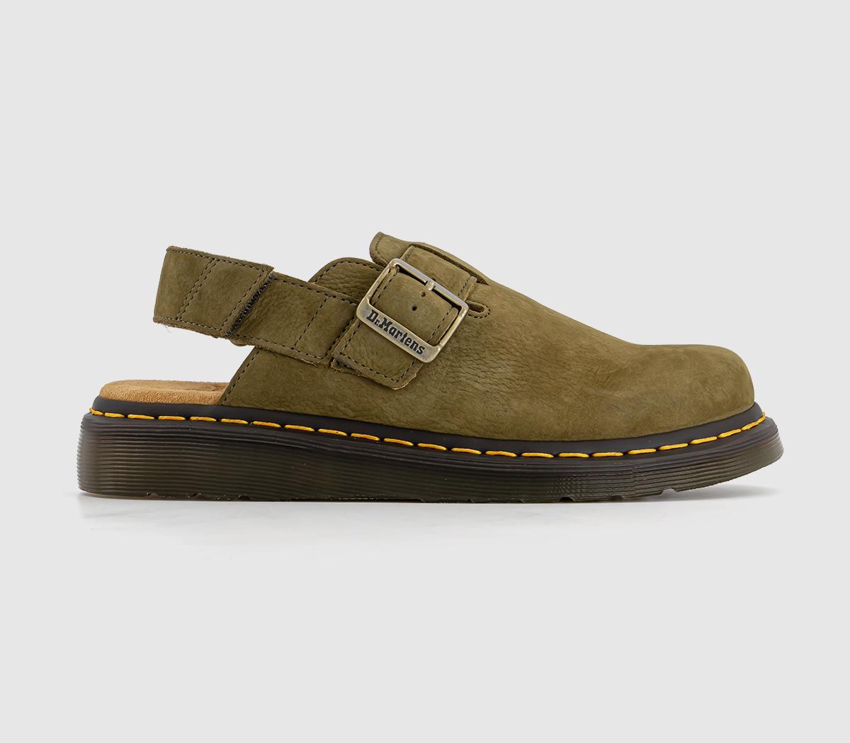 Dr. Martens Jorge II M Sandals Muted Olive - Dr. Martens Jorge