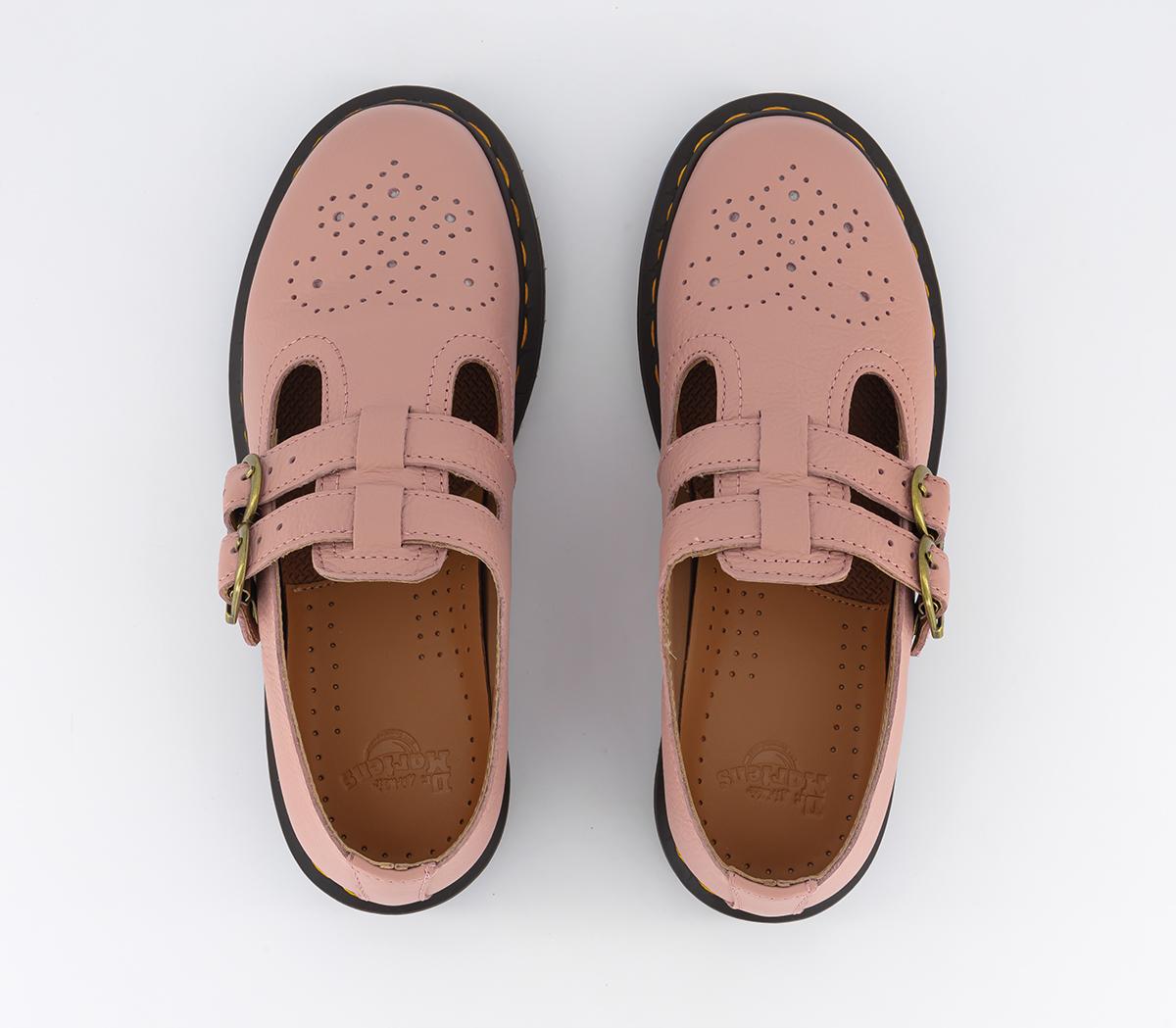 Dr. Martens 8065 Mary Jane Shoes Peach Beige Virginia - Mary Jane