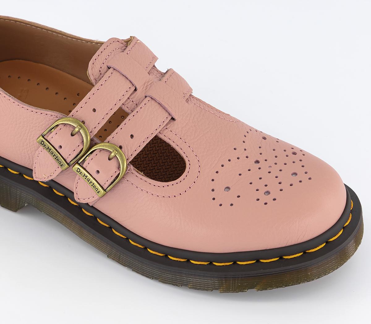 Dr. Martens 8065 Mary Jane Shoes Peach Beige Virginia Mary Jane Shoes