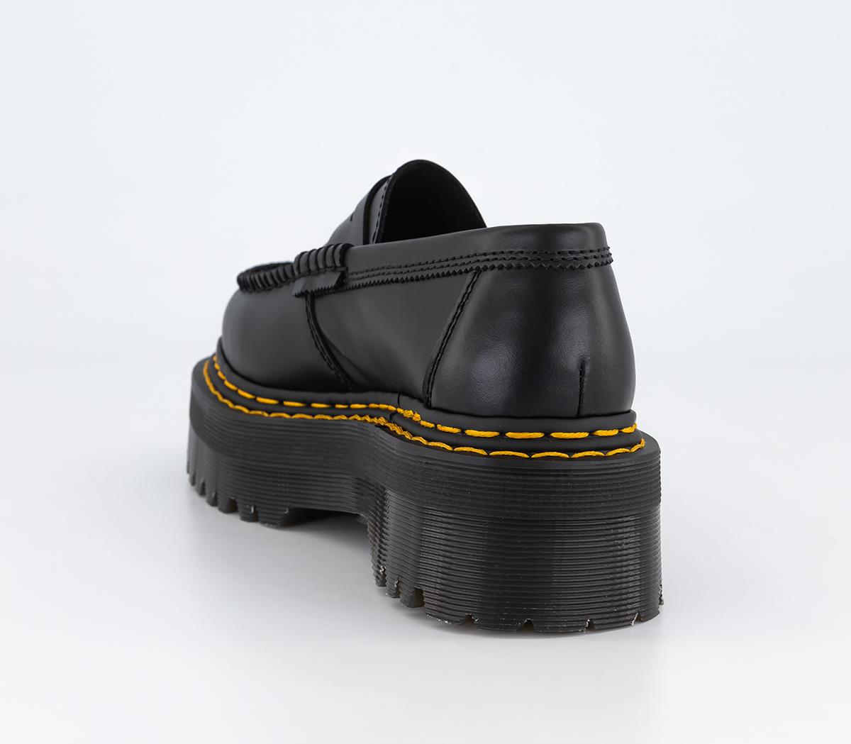 Dr. Martens Penton Quad Platform Ds Shoes Black Paris - Flat Shoes
