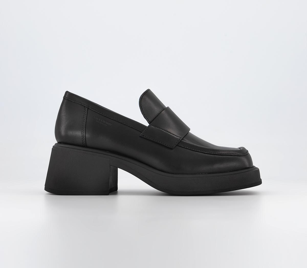 Dorah Heeled Loafers Black