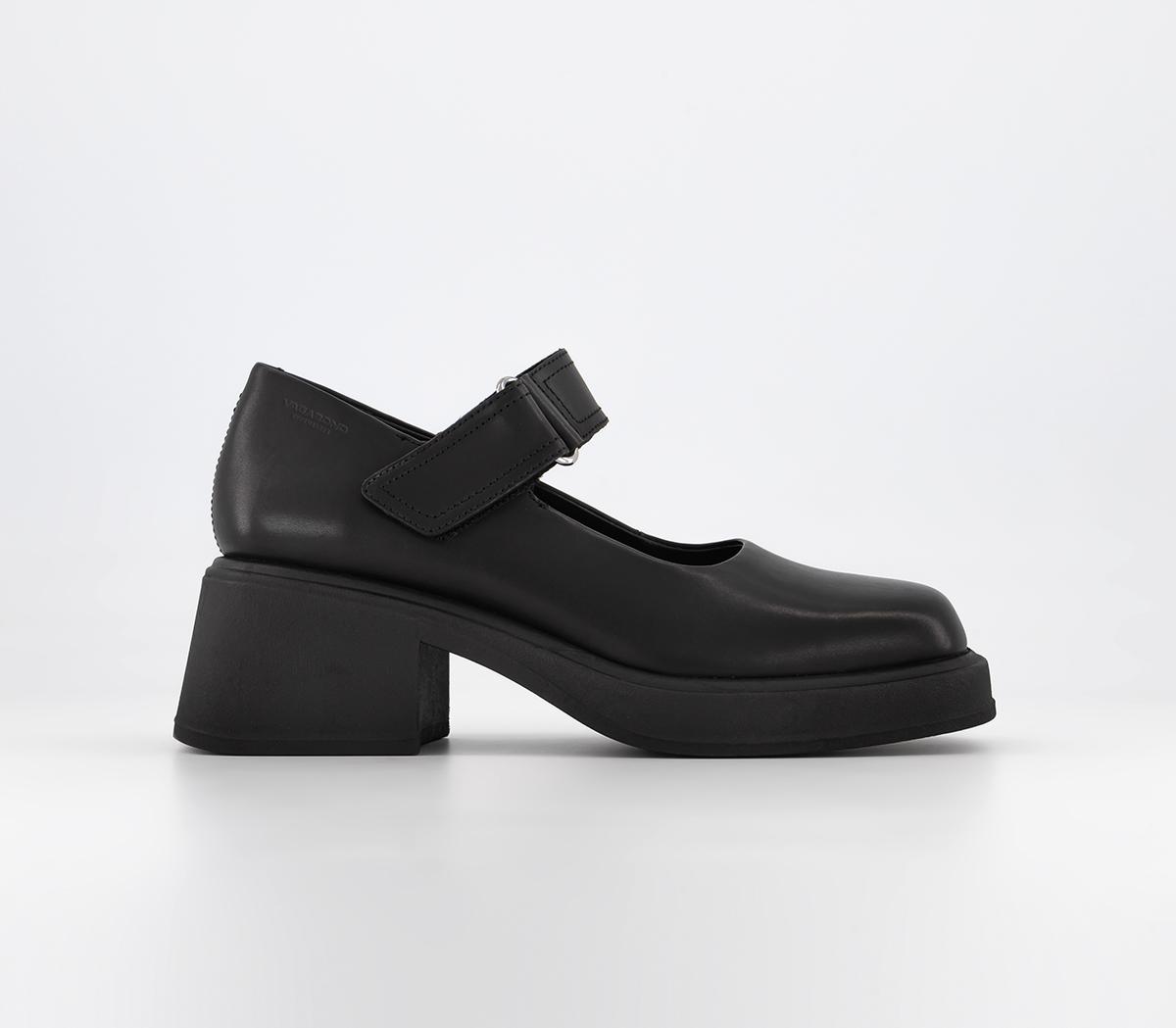 Vagabond Shoemakers Dorah Mary Jane Shoes Black - Mid Heels