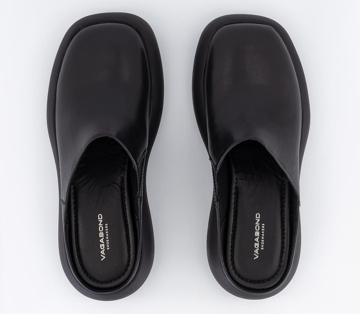 Vagabond Shoemakers Janick Mules Black - Flat Shoes for Women