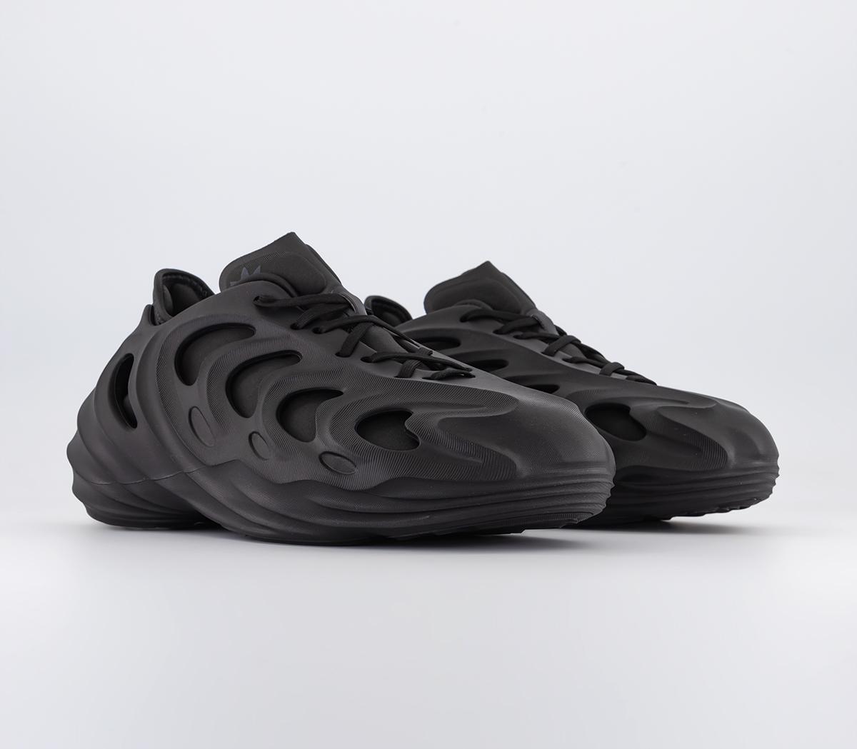 Adidas Adifom Q Trainers Crystal Black Carbon Grey Six, 7.5
