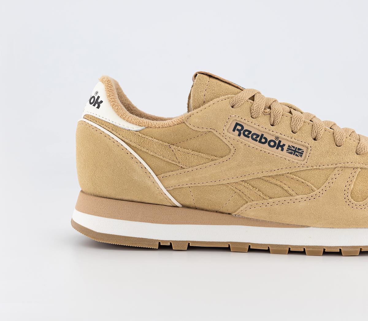 Reebok Classic Leather 1983 Vintage Trainers Sahara Glen Green Men's